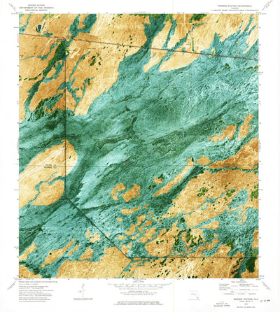 United States Geological Survey Monroe Station, FL (1973, 24000-Scale) digital map