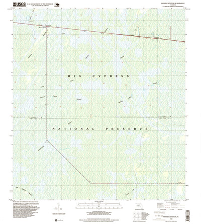 United States Geological Survey Monroe Station, FL (1995, 24000-Scale) digital map