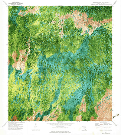 United States Geological Survey Monroe Station NE, FL (1972, 24000-Scale) digital map