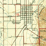 United States Geological Survey Monroe, UT (1944, 62500-Scale) digital map