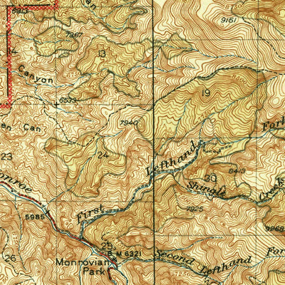 United States Geological Survey Monroe, UT (1944, 62500-Scale) digital map