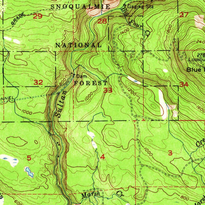 United States Geological Survey Monroe, WA (1956, 62500-Scale) digital map