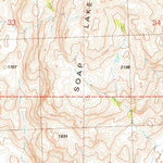 United States Geological Survey Monse, WA (1980, 24000-Scale) digital map