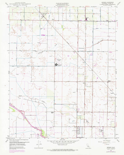 United States Geological Survey Monson, CA (1949, 24000-Scale) digital map