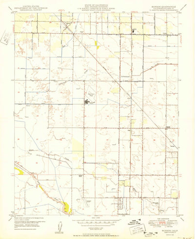 United States Geological Survey Monson, CA (1950, 24000-Scale) digital map