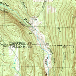 United States Geological Survey Monson, MA-CT (1967, 25000-Scale) digital map
