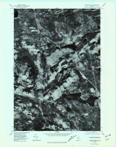 United States Geological Survey Monson West, ME (1977, 24000-Scale) digital map