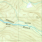 United States Geological Survey Monson West, ME (1989, 24000-Scale) digital map