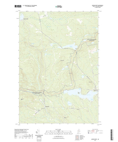 United States Geological Survey Monson West, ME (2021, 24000-Scale) digital map