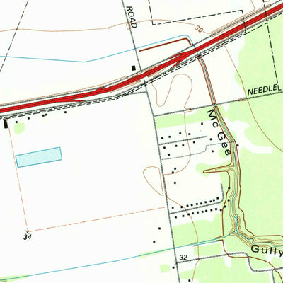 United States Geological Survey Mont Belvieu, TX (1994, 24000-Scale) digital map