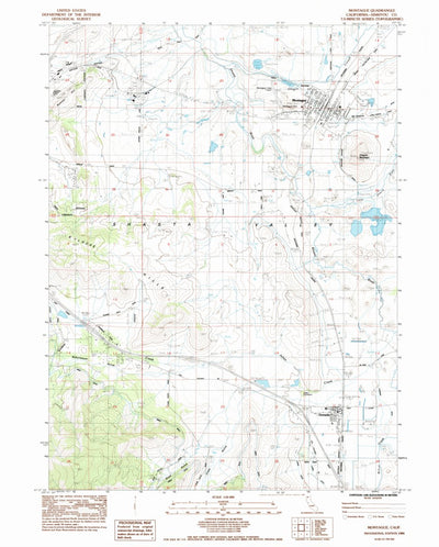 United States Geological Survey Montague, CA (1984, 24000-Scale) digital map