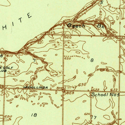 United States Geological Survey Montague, MI (1929, 48000-Scale) digital map