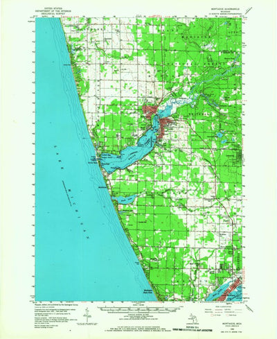 United States Geological Survey Montague, MI (1959, 62500-Scale) digital map