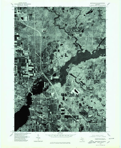 United States Geological Survey Montague, MI (1976, 24000-Scale) digital map