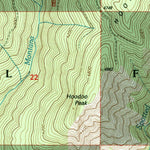 United States Geological Survey Montana Peak, ID (1995, 24000-Scale) digital map