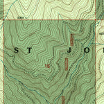 United States Geological Survey Montana Peak, ID (1995, 24000-Scale) digital map