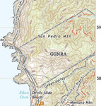 United States Geological Survey Montara Mountain OE W, CA (2021, 24000-Scale) digital map