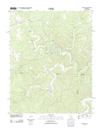 United States Geological Survey Montauk, MO (2011, 24000-Scale) digital map
