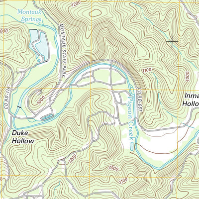 United States Geological Survey Montauk, MO (2011, 24000-Scale) digital map