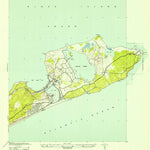 United States Geological Survey Montauk Point, NY (1942, 24000-Scale) digital map