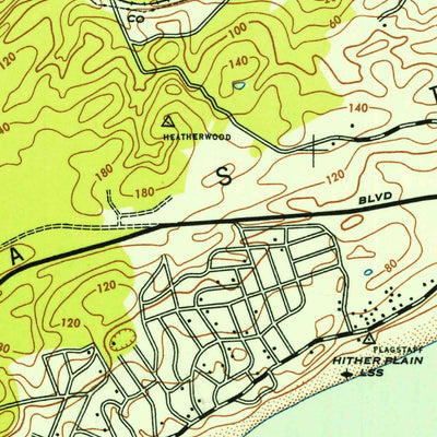 United States Geological Survey Montauk Point, NY (1942, 24000-Scale) digital map