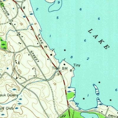 United States Geological Survey Montauk Point, NY (1956, 24000-Scale) digital map