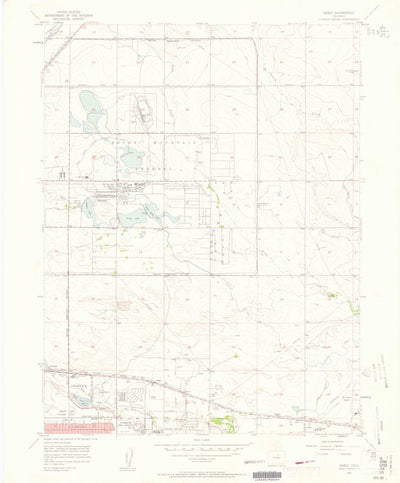 United States Geological Survey Montbello, CO (1957, 24000-Scale) digital map