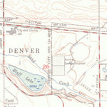 United States Geological Survey Montbello, CO (1957, 24000-Scale) digital map