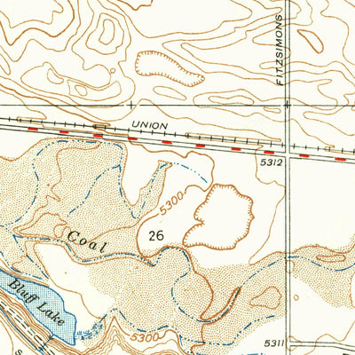 United States Geological Survey Montbello, CO (1972, 24000-Scale) digital map