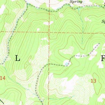 United States Geological Survey Monte Cristo Peak, UT (1964, 24000-Scale) digital map