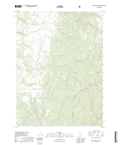 United States Geological Survey Monte Cristo Peak, UT (2023, 24000-Scale) digital map