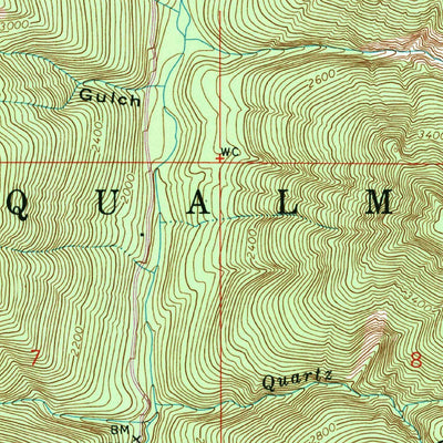 United States Geological Survey Monte Cristo, WA (1965, 24000-Scale) digital map