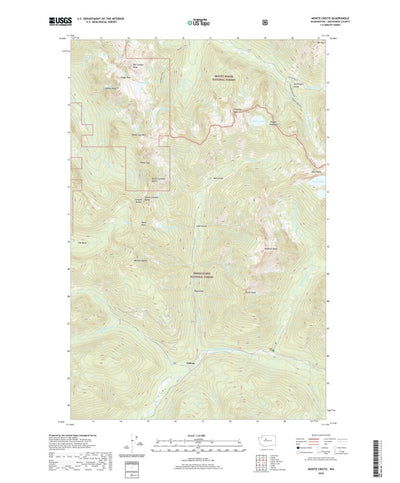 United States Geological Survey Monte Cristo, WA (2020, 24000-Scale) digital map