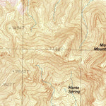 United States Geological Survey Monte Mountain, NV (1987, 24000-Scale) digital map