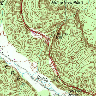 United States Geological Survey Monteagle, TN (1974, 24000-Scale) digital map