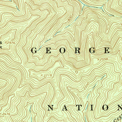 United States Geological Survey Montebello, VA (1965, 24000-Scale) digital map