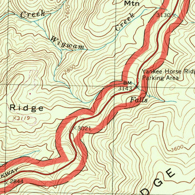 United States Geological Survey Montebello, VA (1999, 24000-Scale) digital map