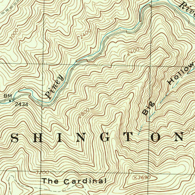 United States Geological Survey Montebello, VA (1999, 24000-Scale) digital map