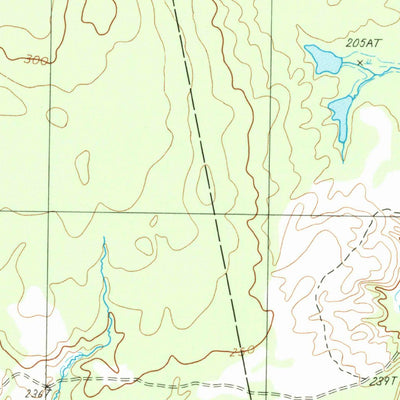 United States Geological Survey Montegail Pond, ME (1990, 24000-Scale) digital map