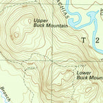 United States Geological Survey Montegail Pond, ME (1990, 24000-Scale) digital map