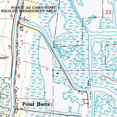 United States Geological Survey Montegut, LA (1994, 24000-Scale) digital map