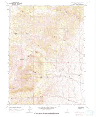 United States Geological Survey Montello Canyon, NV (1967, 24000-Scale) digital map