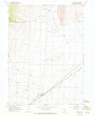 United States Geological Survey Montello, NV (1967, 24000-Scale) digital map