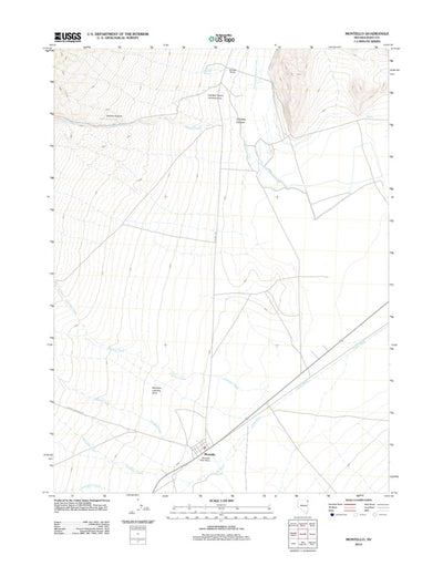 United States Geological Survey Montello, NV (2012, 24000-Scale) digital map