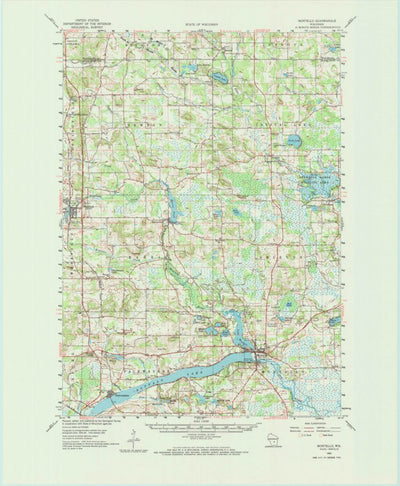 United States Geological Survey Montello, WI (1961, 62500-Scale) digital map