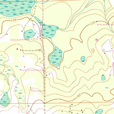United States Geological Survey Monteocha, FL (1966, 24000-Scale) digital map