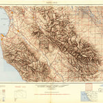 United States Geological Survey Monterey, CA (1948, 250000-Scale) digital map