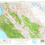 United States Geological Survey Monterey, CA (1958, 250000-Scale) digital map