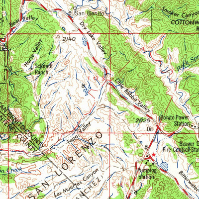 United States Geological Survey Monterey, CA (1958, 250000-Scale) digital map