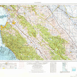 United States Geological Survey Monterey, CA (1974, 250000-Scale) digital map